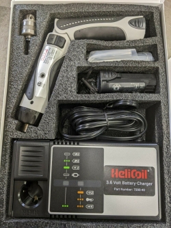 7200 Helicoil Battery Operated Cordless Tool Kit